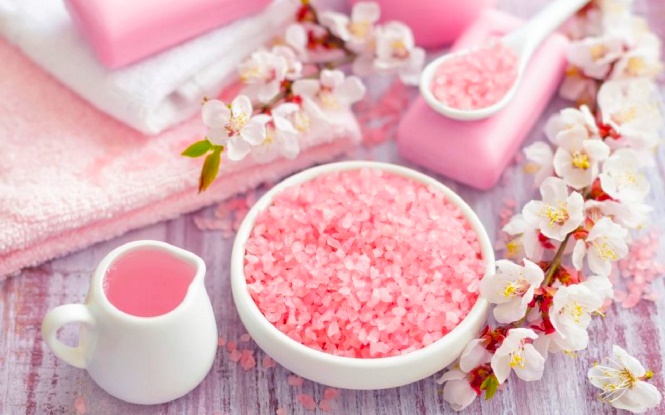 Розовая морская соль