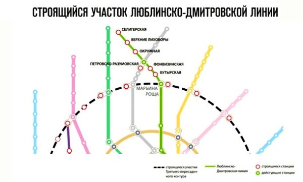 на какой линии метро марьина роща холодную