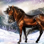 Картинки с лошадьми на новый год 2014. Сайт NovyjGod.com