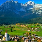 Альпийские горы в Австрии