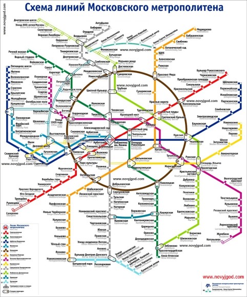Схемы метро городов россии
