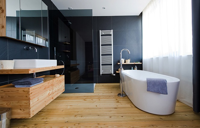 Современный стиль ванной комнаты